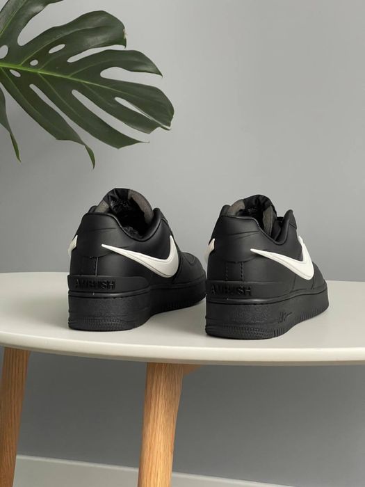 Кросівки Nike Air Force Ambush Black White • Чорні • Нові
