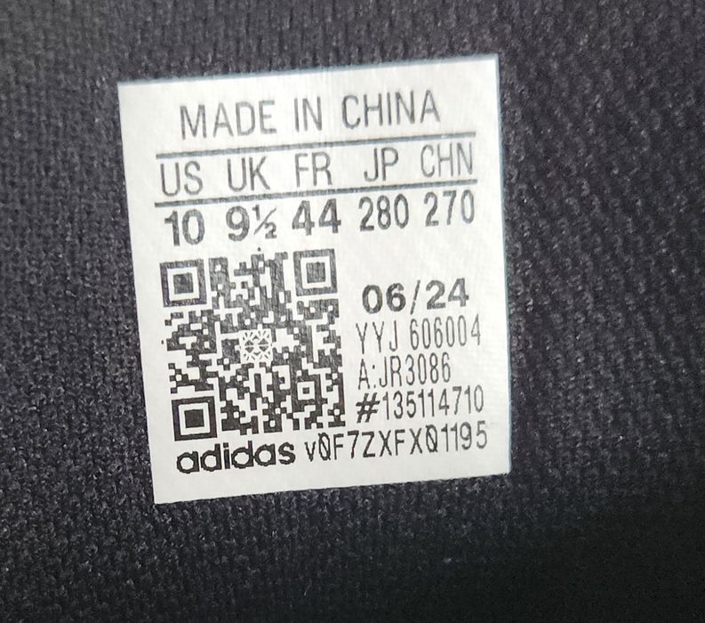 (оригінал) Adidas XLG Runner Deluxe Black Gray 44 розмір