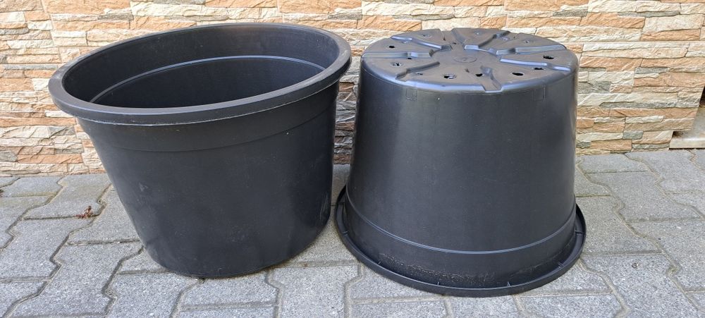 Doniczki 50 L śr. 49cm GRUBE SZEROKIE mrozoodporne
