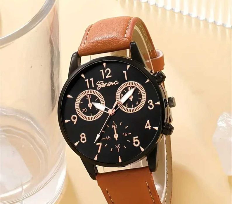 Zegarek Męski + 3 Bransoletki Idealny Prezent