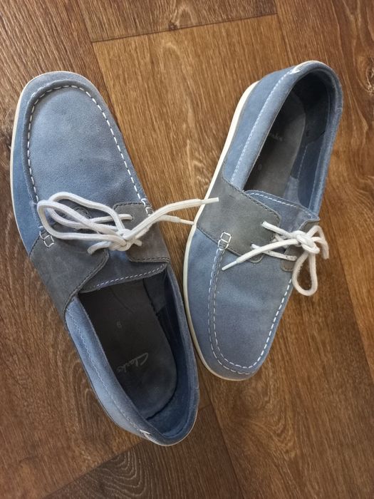 Кожаные мокасины  туфли  Clarks