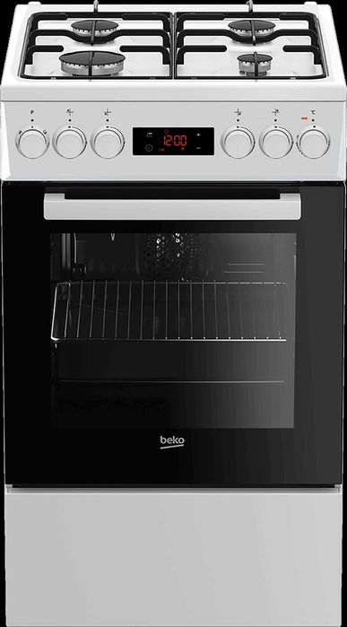 Nowa kuchnia gazowo-elektryczna BEKO FSE52321DWD sklep 1500zł dowóz Wa