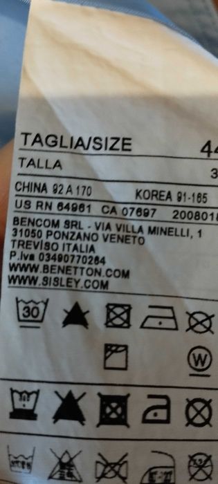 Płaszczyk wiosenno jesienny Benetton