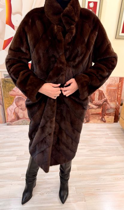 Шуба норкова розкішна