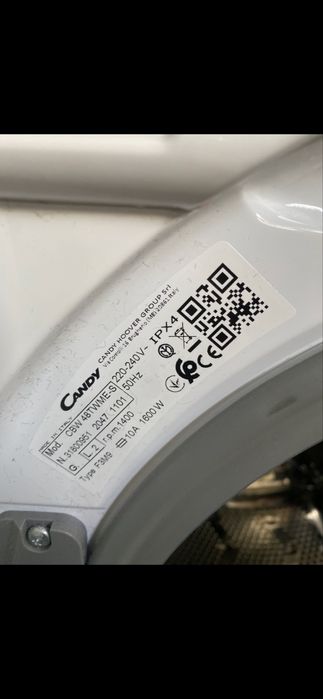 Maquina roupa candy encastre