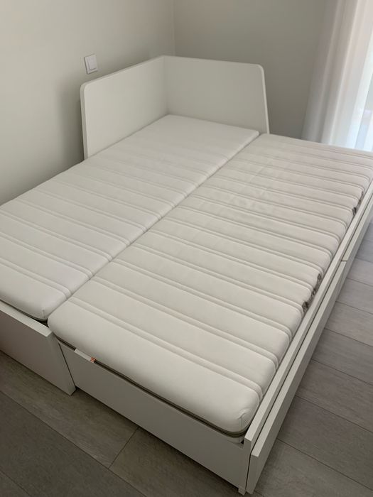 Cama individual/dupla c/ 2 gavetas