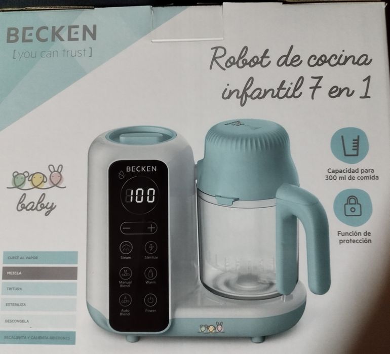 Robô de Cozinha BECKEN com caixa para bebê