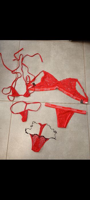 Stringi 10 szt koronka damskie majtki