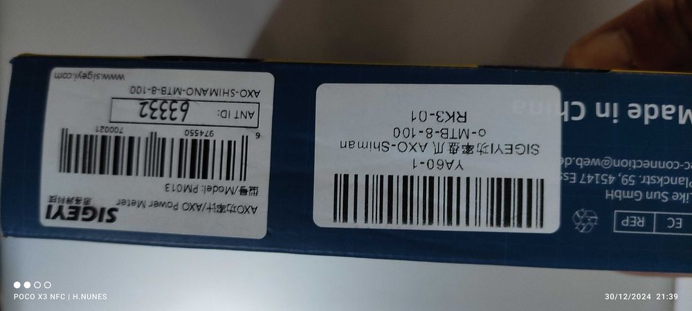 Potenciómetro para bicicleta