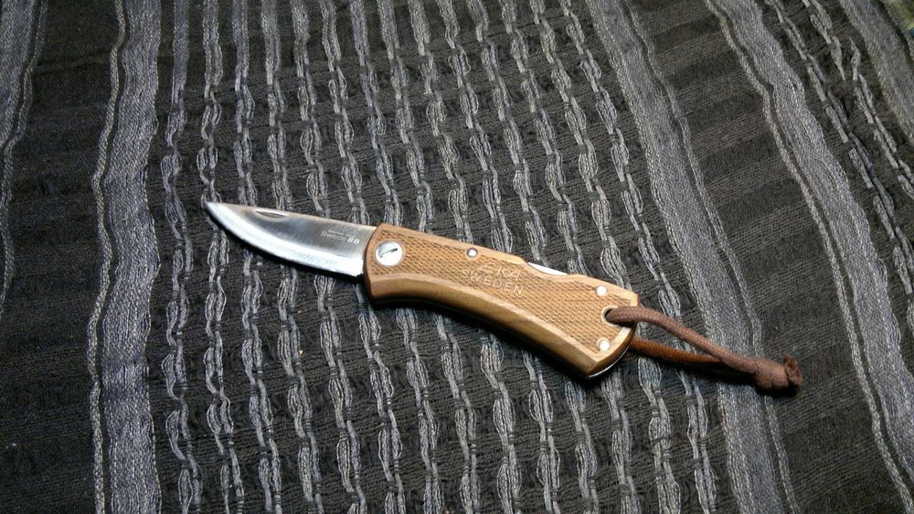 Nóż składany , scyzoryk "EKA" Swede 88 Walnut .