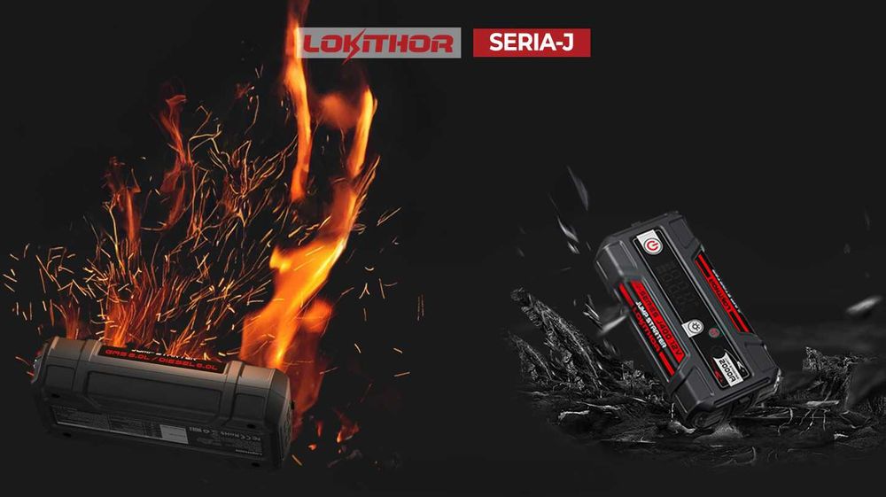 3w1 Jump Starter Booster Rozruch Latarka LED 2000A 12V Lokithor J400