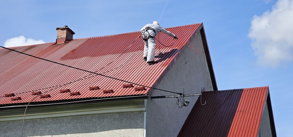 Malowanie dachów, elewacji, wnętrz, konserwacja konstrukcji stalowych