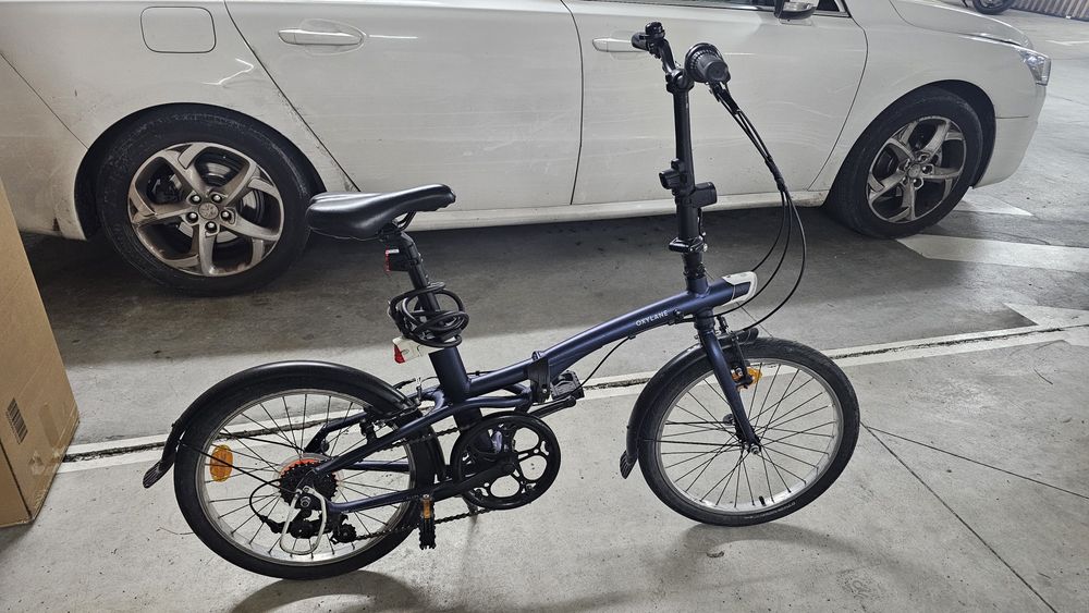 Bicicleta Oxylane Dobrável
