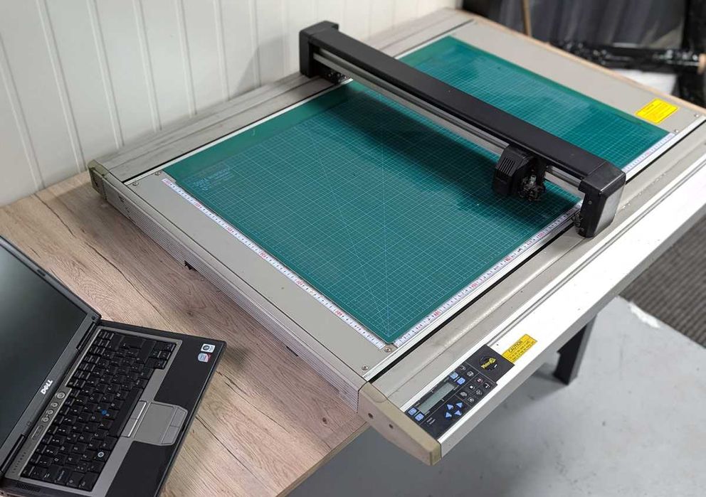 Ploter tablicowy tnący na wylot Graphtec 90x60cm PC FV Gw12m jak Summa