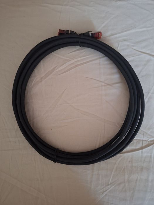 Kabel RJ-45 czarny 5m Spacetronik CAT6