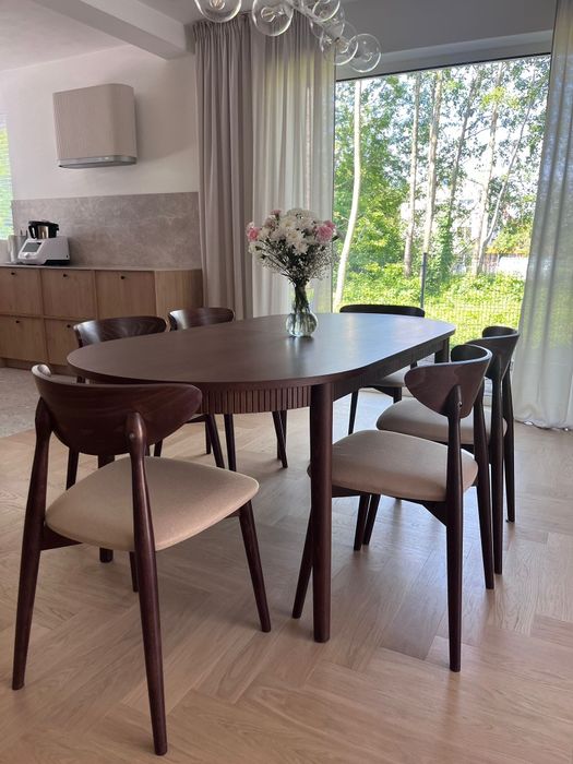 Komplet 4szt. Krzeseł Drewnianych Oslo,Różne Wybarwienia