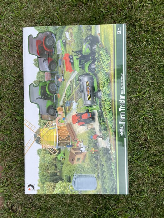 Farma gospodarstwo rolne ze zwierzętami i maszynami 49 elementów