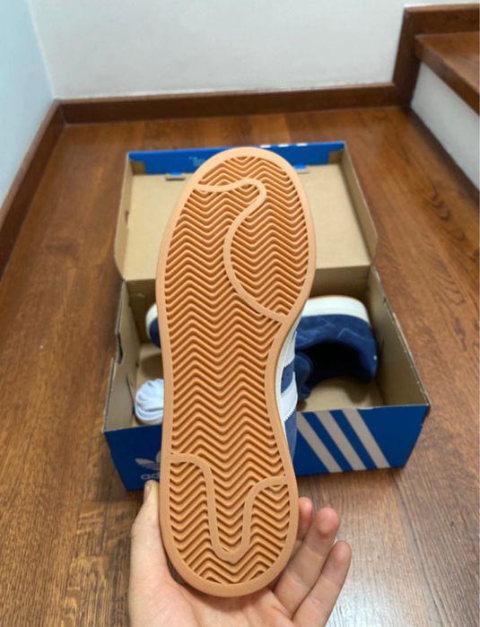 Buty Do Chodzenia Szkoły Adidas Campus 00s niebieskie granatowe streetwear sneakersy