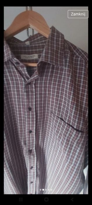 Koszula  meska w krate