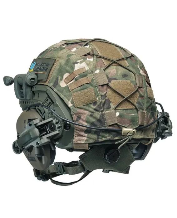 3 в 1 Активні навушники Walkers з кріпленням на шолом тактичний ліхтар