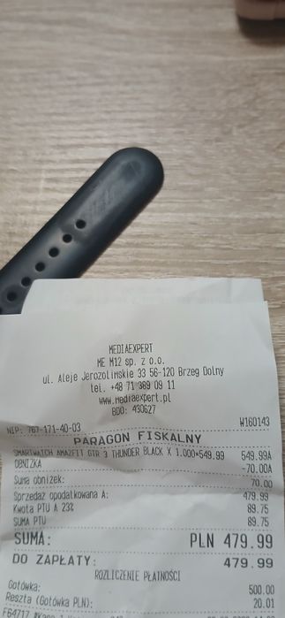 Smartwatch Amazfit GTR