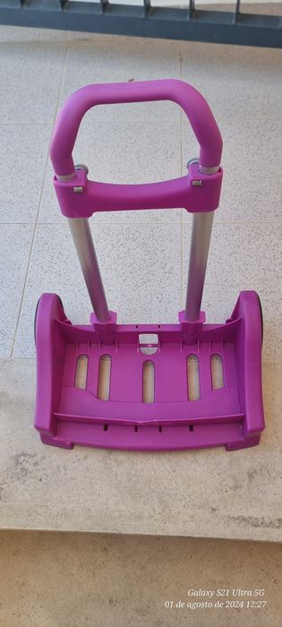 Troley para transporte de mochila