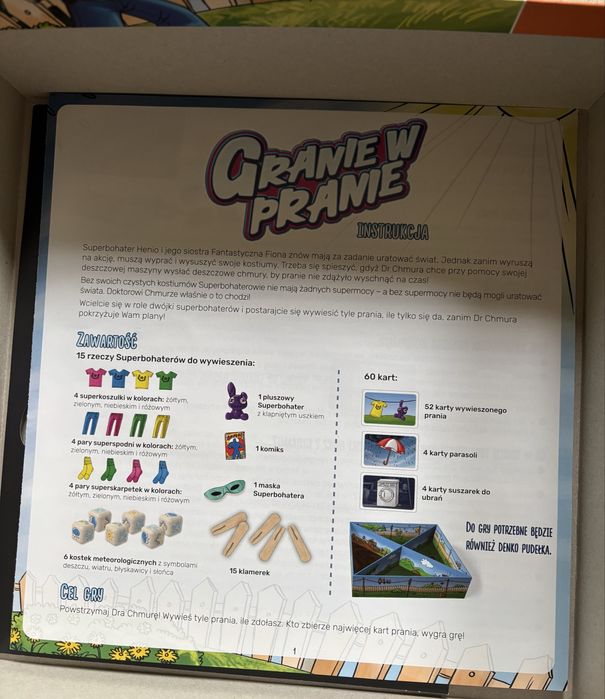 Granie w pranie gra