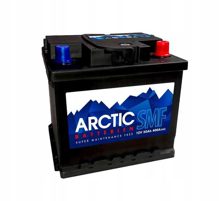 Akumulator samochodowy Arctic 12V 50Ah 400A P+ Wrocław Sułowska 32A
