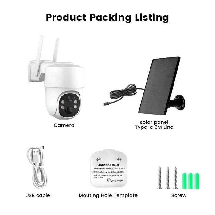 Câmara Vídeo Vigilância 4G Bateria/Solar 100% Sem Fios (NOVO)