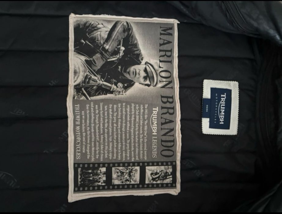 Blusão casaco Triumph moto edição limitada - raro