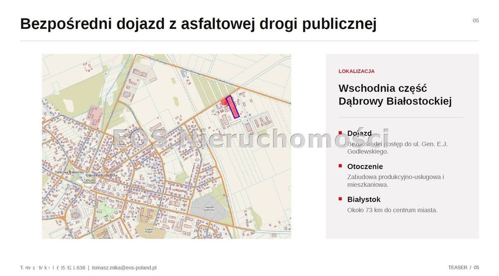 Biurowiec na sprzedaż, Dąbrowa Białostocka