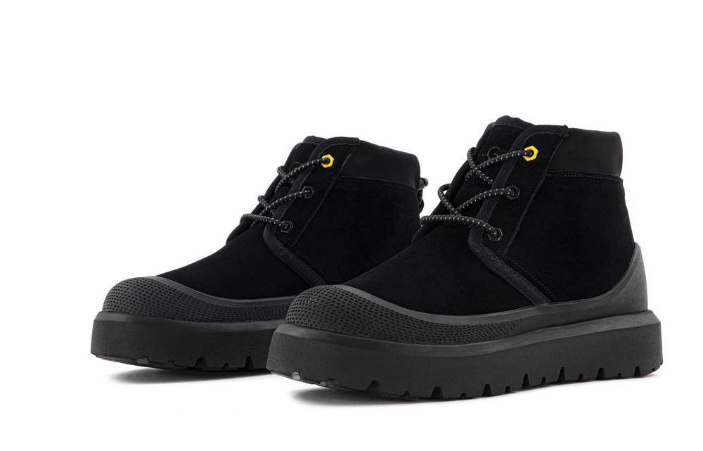 Мужские ботинки UGG Neumel Weather Hybrid Black 40-46 Натур Замша! Хит