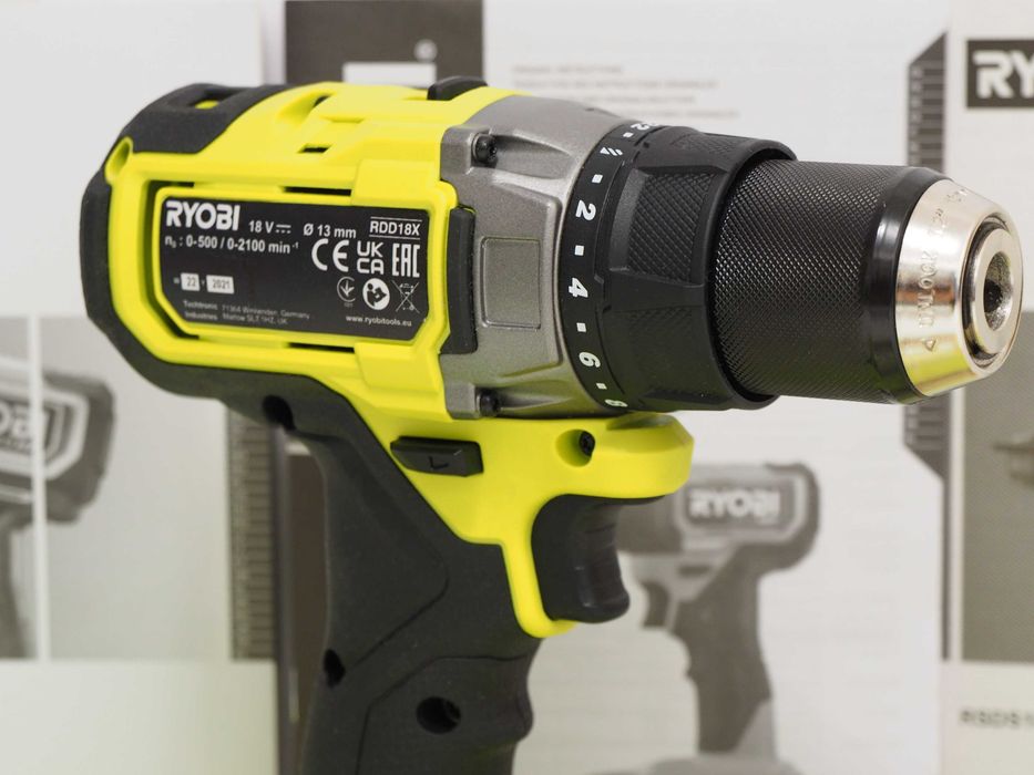 RYOBI RDD 18 X wkretarka bezszczotkowa Moc 95Nm Germany
