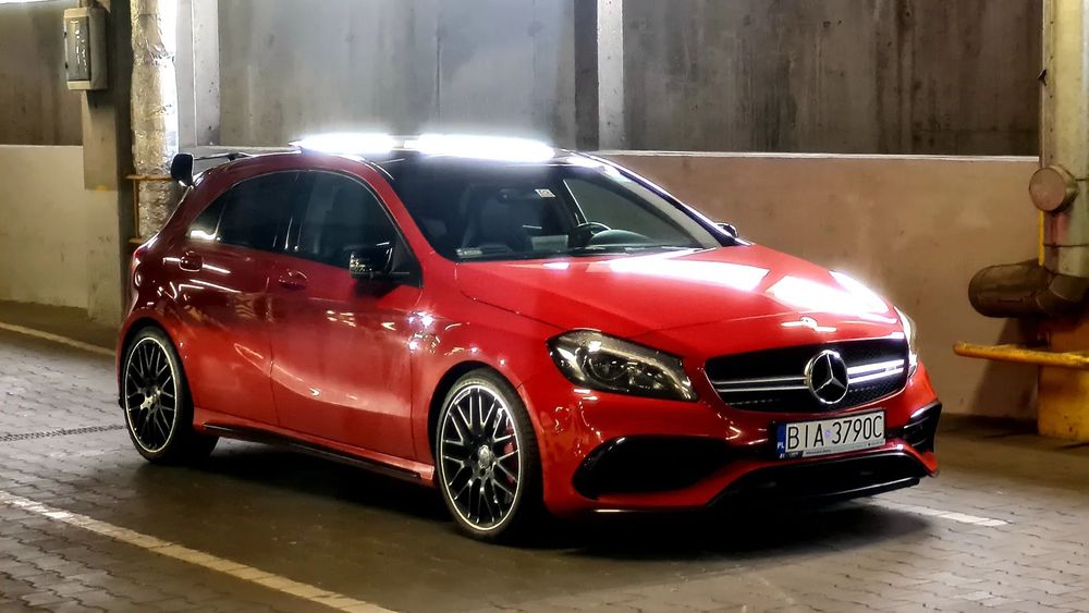 Mercedes-Benz Klasa A Mercedes AMG A45 Salon PL, UNIKAT,  pełna historia serwisowa
