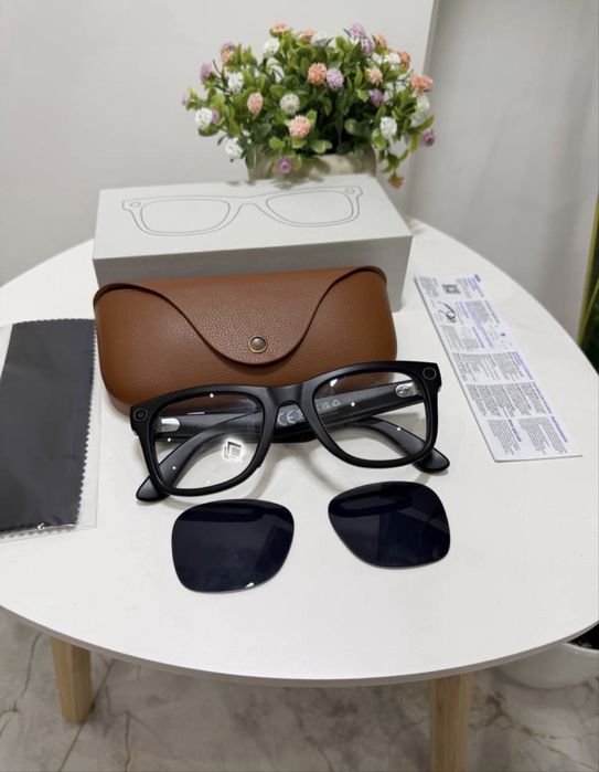 Сучасні Smart Glasses у стильному дизайні Wayfarer  с камерою окуляри з камерою