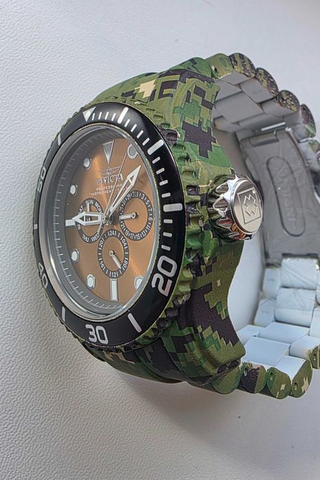 ‼️NEW‼️Мужские часы Invicta Pro Diver хаки Aqua Plating 48мм (Инвикта)