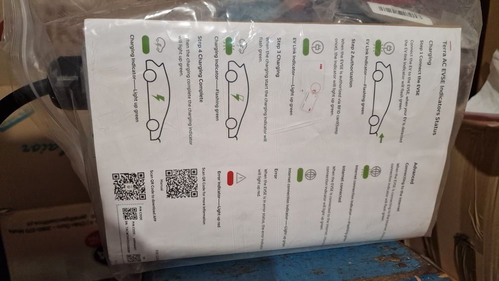 Carregador rápido ABB para carro eléctrico