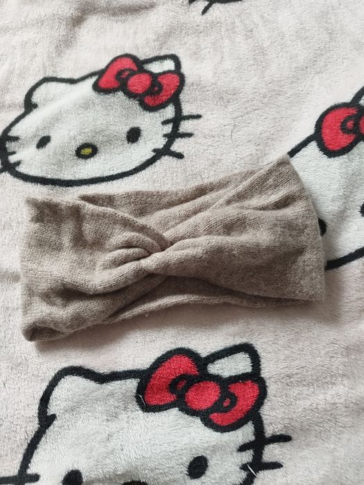 Opaska na głowę zimowa onesize beige