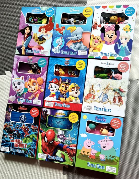 Paw Patrol Tattle Tales książeczka z figurkami po angielsku
