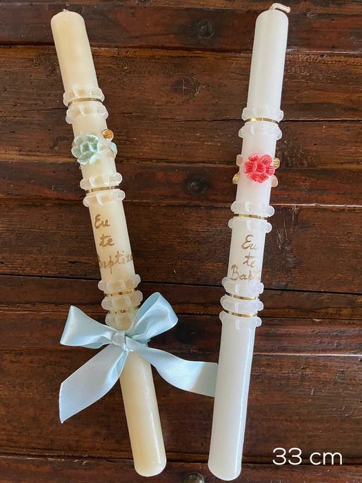 Baptism Candle with Customized Bag Gift64552037803395127