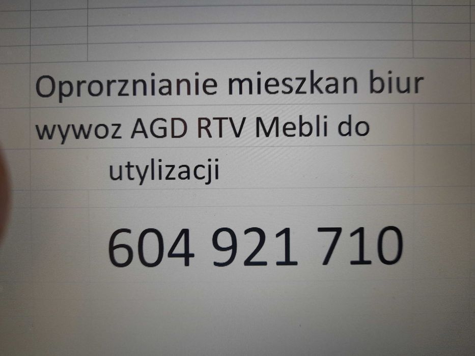 Oproznianie mieszkan biur firm domow bytom