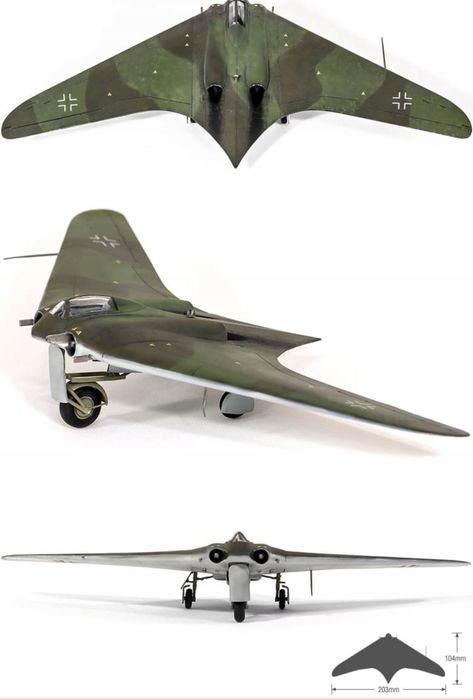 Academy 12583 Samolot Horten Ho 229 Wunderwaffe model