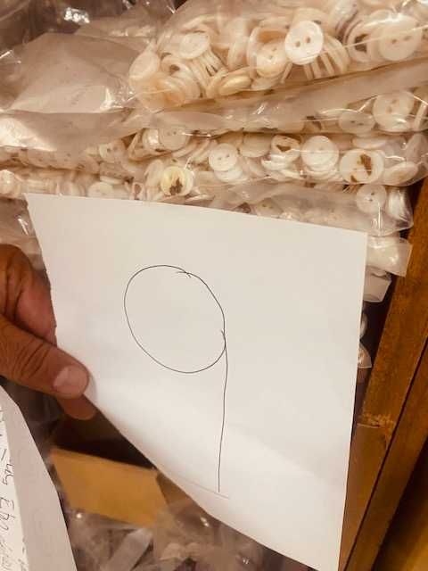 20,000 x Botões Madre Pérola