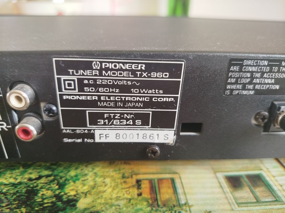 Tuner Radiowy Pioneer TX-960 Piotrowice Wielkie • OLX.pl