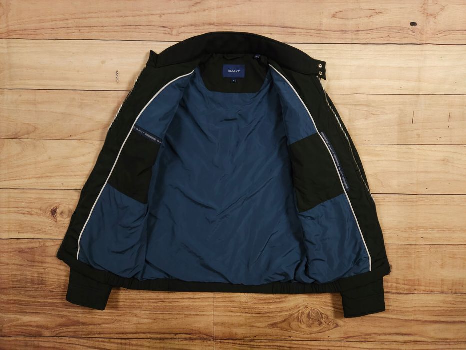 GANT Kurtka Harringtonka Męska Pikowana Logowana r. S