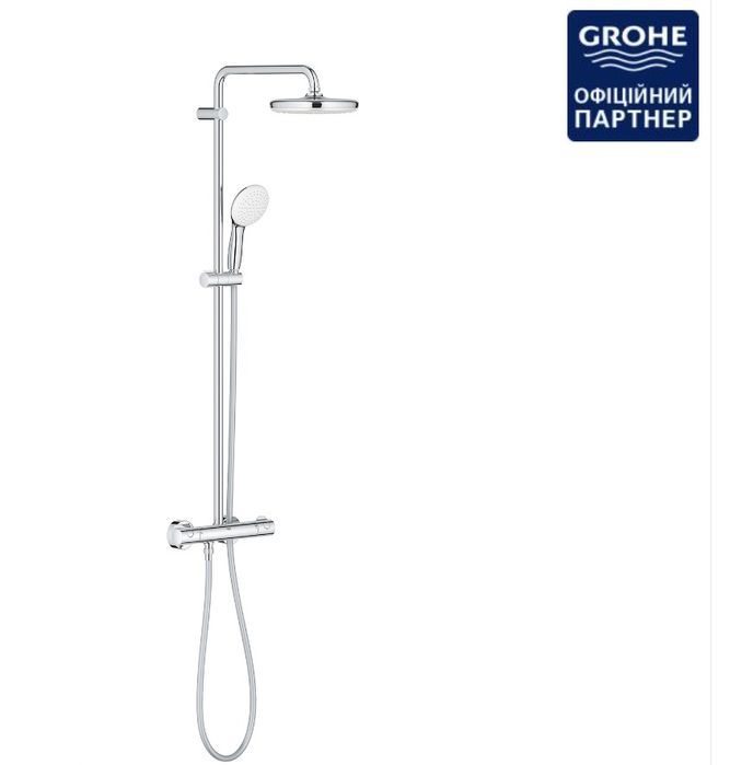 Grohe 26689001 Tempesta Cube 26811001 27296003 Душова система з термостатом