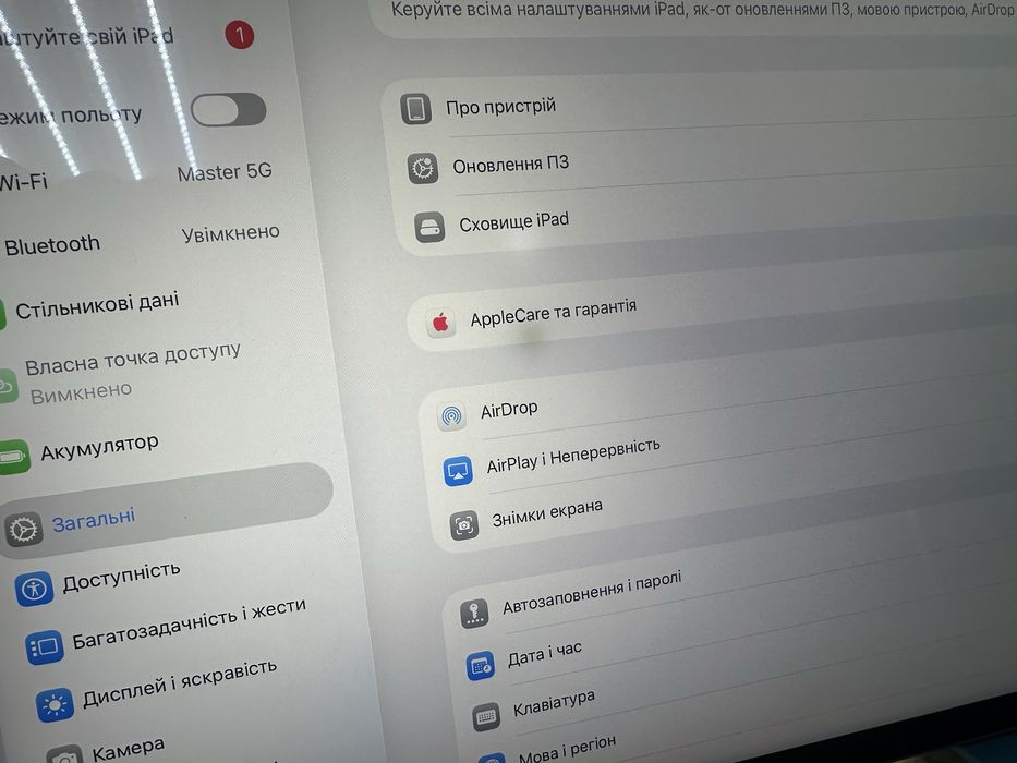 Ipad Pro 12,9 WIFI(512gb) M1