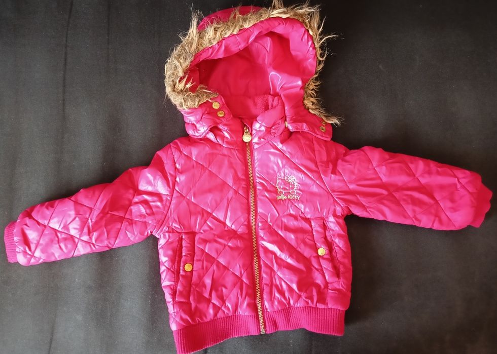 Kurtka przejściowa H&M Hello Kitty dla dziewczynki rozmiar 92.