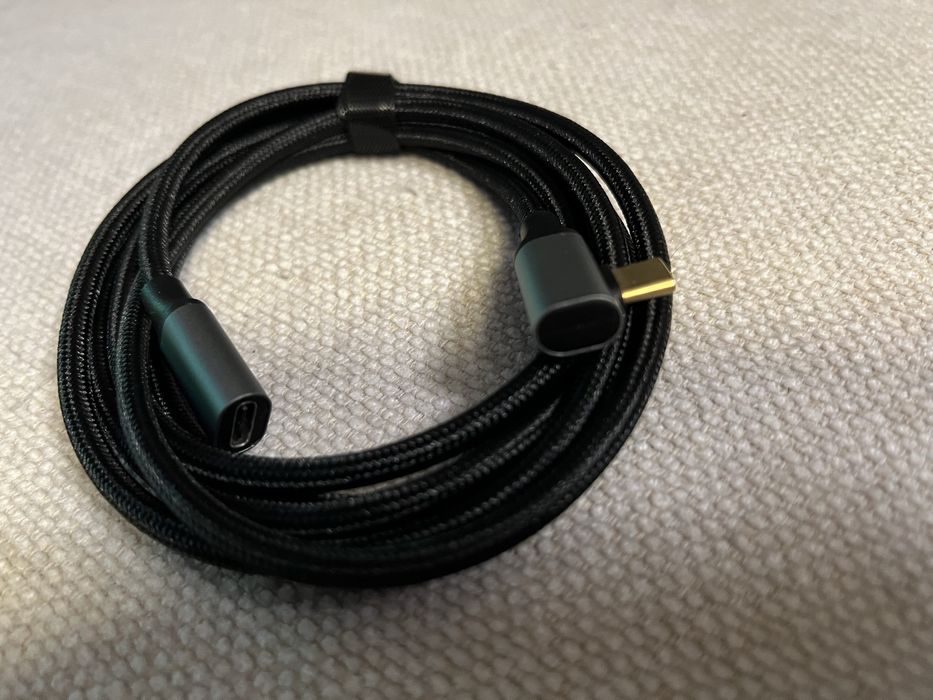 Кабель Type C 2 m, PD100W, 5 A подовжувач