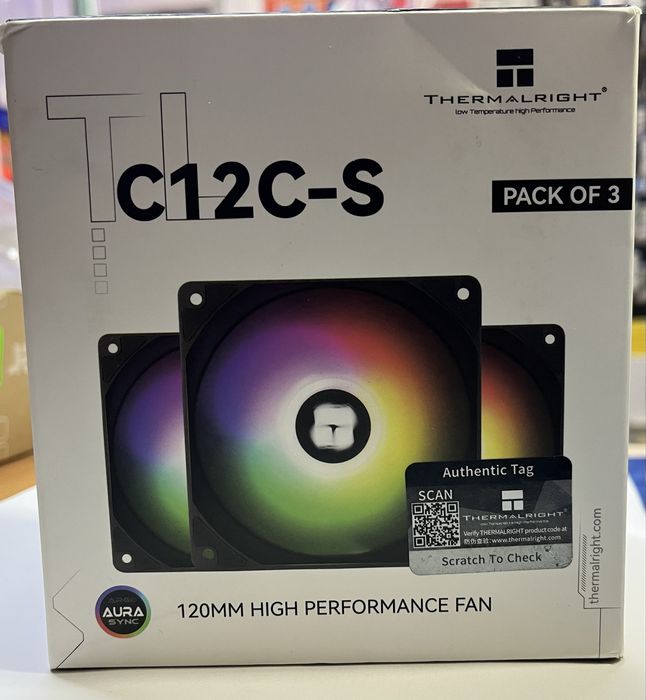 Набор кулеров для корпуса Thermalright TL-C12C-S 3 in 1 Black